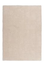 Hoogpolig Vloerkleed | Velvet | Effen | Crème | 160x230 cm, Huis en Inrichting, Stoffering | Tapijten en Kleden, Verzenden, Nieuw