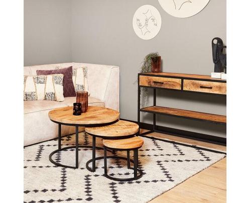 Salontafel set van 3 Triplet, Huis en Inrichting, Tafels | Salontafels, Nieuw, Ophalen of Verzenden