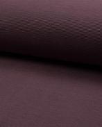 Jersey Rib Mauve, Hobby en Vrije tijd, Stoffen en Lappen, Nieuw, Overige kleuren
