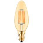 LED Lamp E14 Kaars Filament - Brinton - Amber 4W 360lm - 822, Led-lamp, Soft of Flame, E14 (klein), Nieuw