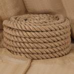 vidaXL Touw 25 m lang 40 mm dik jute, Verzenden, Nieuw