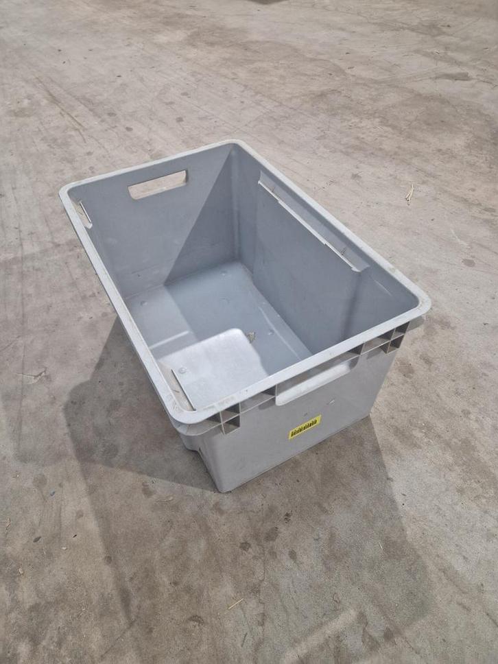 Nestbare stapelbak 60x40x30cm grijs, gebruikt, Zakelijke goederen, Horeca | Overige, Ophalen of Verzenden