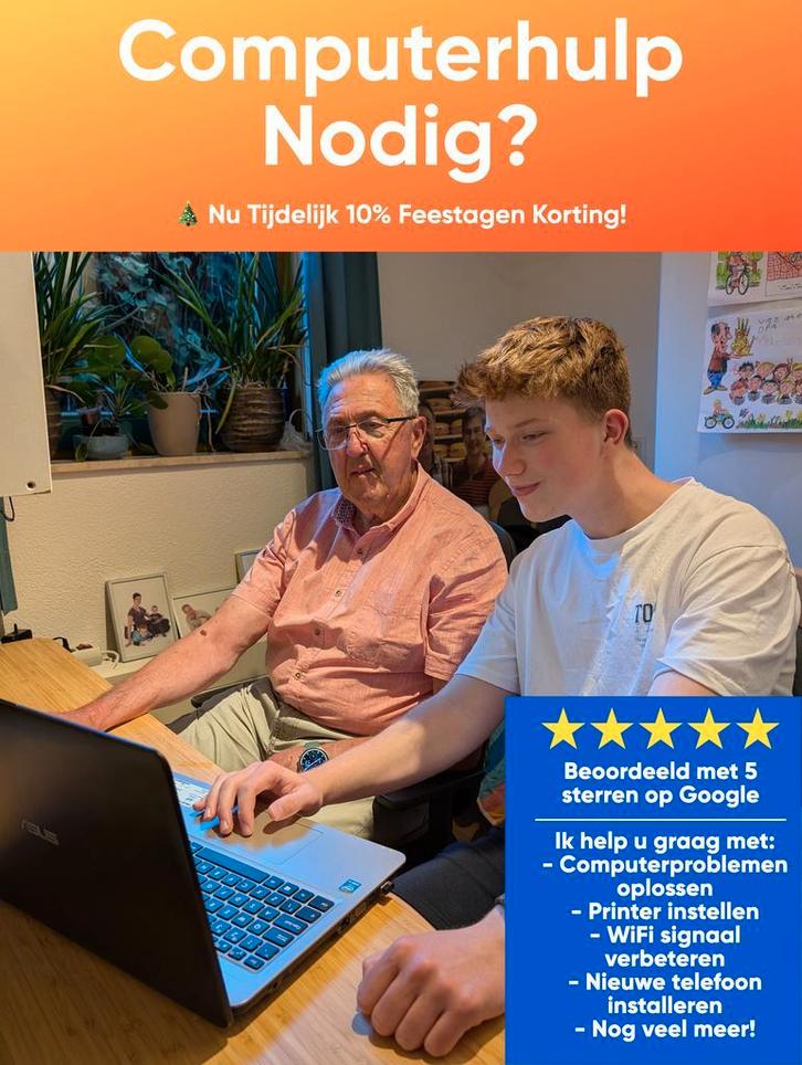 Computerhulp aan huis voor senioren | Zevenaar en omstreken, Computers en Software, Overige Computers en Software, Nieuw