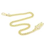 Fako® - Zakhorloge Ketting - 35cm - Goudkleurig