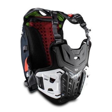 Borstbeschermer Leatt Moto 4.5 Hydra Zwart-Rood beschikbaar voor biedingen