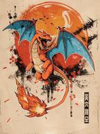 Shayer - Charizard – Inferno Rising - XL - 60x80cm, Nieuw