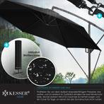 KESSER® Zweefparasol met voet  - Ø3,5m - 360° Draaibaar  - Z, Verzenden, Nieuw