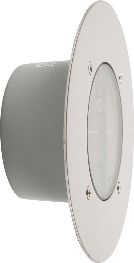 Smartwares 5000.197 Grondspot - 2 lichts - 140 mm - staal, Antiek en Kunst, Antiek | Lampen, Verzenden