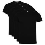 5 pack t-shirt Dogo Premium Zwart, Overige kleuren, Roly, Verzenden, Nieuw