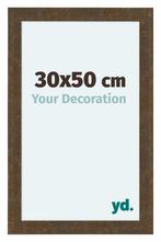 Fotolijst 30x50 cm - Goud Antiek - MDF - Como, Huis en Inrichting, Woonaccessoires | Lijsten, Verzenden, Nieuw