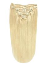 Remy Human Hair extensions straight 16 - blond 613#, Nieuw