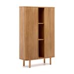 *WOONWINKEL* Kave Home Mailen Houten Kast Met Latjes Schuifd, Huis en Inrichting, Kasten | Wandmeubels, Verzenden, Nieuw