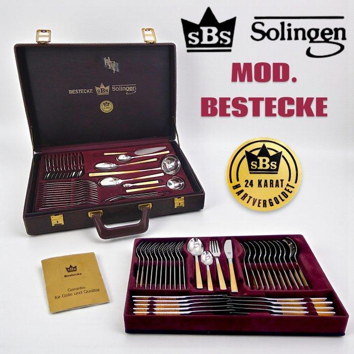 SBS Solingen - Bestekset voor 12 personen - Mod. Bestecke:, Antiek en Kunst, Antiek | Meubels | Tafels