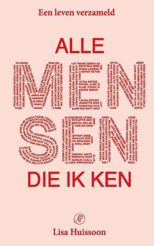 Alle mensen die ik ken, Boeken, Literatuur, Ophalen of Verzenden