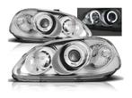 Angel Eyes koplampen Chrome geschikt voor Honda Civic, Verzenden, Nieuw, Honda