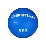 ScSPORTS® Medicijnbal - Medicine Ball - 6 kg - blauw, Boeken, Hobby en Vrije tijd, Nieuw, Verzenden