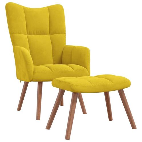 Comfortabele Relaxstoel Geel | Retourdeal | 40% Korting, Huis en Inrichting, Stoelen, Overige kleuren, Nieuw, Ophalen of Verzenden