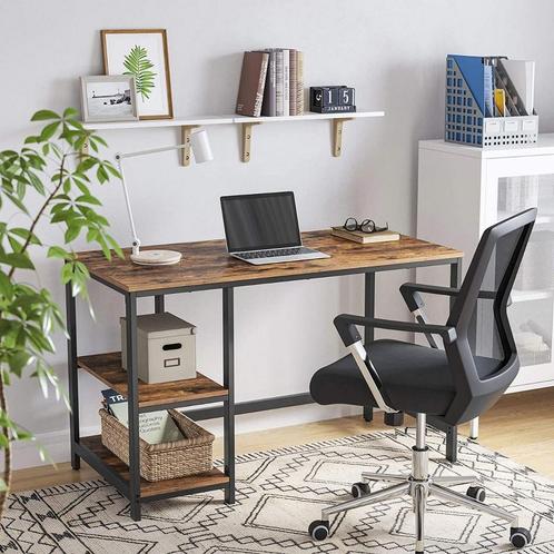 Hoppa! LWD47X  Bureau - Zwart/Bruin van €113 voor €69, Huis en Inrichting, Bureaus, Nieuw, Ophalen of Verzenden