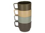 4 Nörlander Outdoor Bekers - Camping servies - Multikleur, Verzenden, Nieuw
