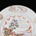 Bord - Assiette dans le style de Meissen à décor de Pierre