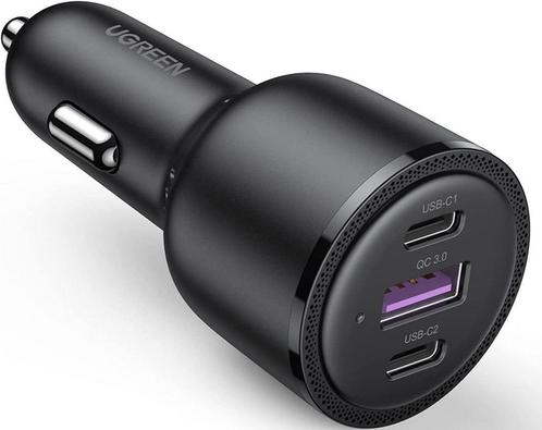 UGREEN OnePlus USB/USB-C Auto Snellader 69W met PD en QC 3.0, Telecommunicatie, Mobiele telefoons | Telefoon-opladers, Nieuw, Overige merken