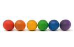 Grapat - 6 houten ballen regenboog - Grapat, Nieuw