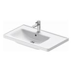 Wastafel Duravit D-Neo Rand Overloop Kraanvlak 1 Kraangat 80, Ophalen of Verzenden, Nieuw, Overige typen