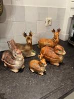 Schaal (5) - Aardewerk - 5 paté schalen Gaugant, Antiek en Kunst