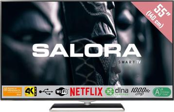 Salora 55UHX4500 - 55 inch 4K Ultra HD smart LED TV beschikbaar voor biedingen