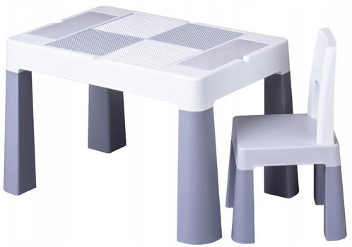 Tega Baby Grijs 3-in-1 Tafel met Stoeltje MF-004-106, Kinderen en Baby's, Kinderkamer | Tafels en Stoelen, Nieuw, Verzenden