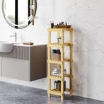 [en.casa] Staand rek Kinnula badkamerrek 110x30x30 cm houtkl, Huis en Inrichting, Verzenden, Nieuw