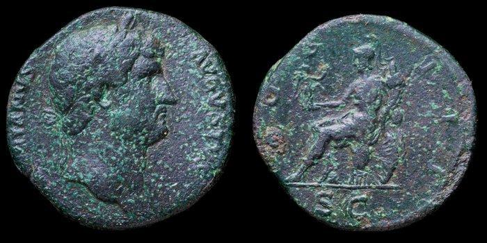 Romeinse Rijk. Hadrianus (117-138 n.Chr.). Sestertius COS, Postzegels en Munten, Munten | Europa | Niet-Euromunten