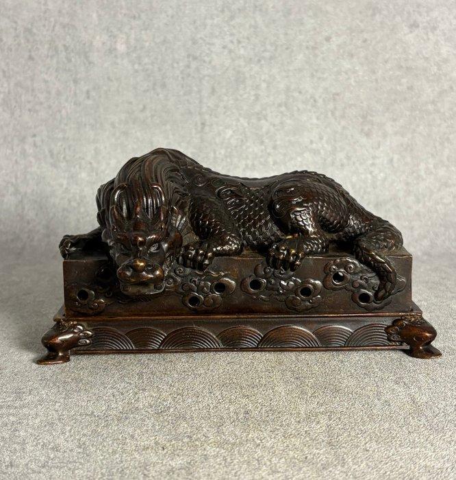 Bijzonder wierookbrander draak - Brons - China - Eind 20e, Antiek en Kunst, Antiek | Overige Antiek