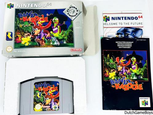 Nintendo 64 / N64 - Banjo-Kazooie - Players Choice - UKV, Spelcomputers en Games, Games | Nintendo 64, Gebruikt, Verzenden