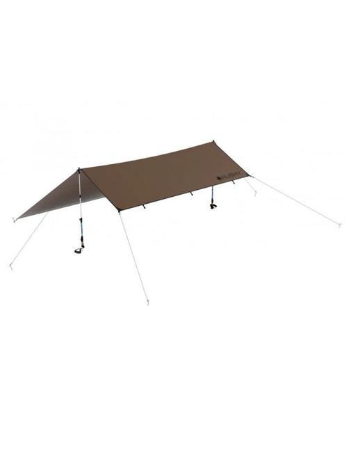 Husky Tarp Rover 300 x 300 - Bruin (Shelter tent, Slaapzak), Caravans en Kamperen, Tenten, Nieuw, Verzenden