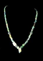 Oud-Romeins Groen Glas Kralenketting (Zonder Minimumprijs), Antiek en Kunst