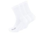 Sportsokken met badstof zool - Gekamd katoen - 3-Pack - Wit, Verzenden, Nieuw