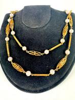 Statement ketting - 18 karaat Geel goud, Sieraden, Tassen en Uiterlijk, Antieke sieraden