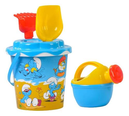 Cavallino Smurfen 4-delige Strand Emmerset 2320TS01, Kinderen en Baby's, Speelgoed | Buiten | Zandbakken, Nieuw, Verzenden