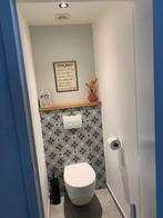 Houten wc/toiletplank - 4cm dik eiken - Rechte afwerking, Verzenden, Nieuw