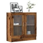vidaXL Boekenkast 82,5x30,5x80 cm bewerkt hout oud, Verzenden, Nieuw, Overige houtsoorten