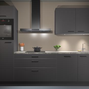 Onyxgrijze keuken Manilla 21647, Huis en Inrichting, Keuken | Complete keukens, Verzenden