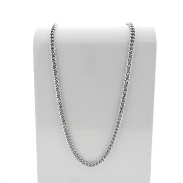 Zilveren gourmetschakel ketting | 95 cm (heren ketting) beschikbaar voor biedingen