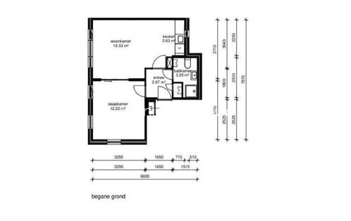 Woningruil - Bruine Ruiterstraat 7 - 2 kamers en Groningen, Huizen en Kamers, Woningruil, Groningen