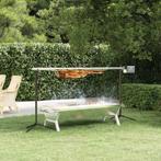 vidaXL Barbecueplaat 118x42x30,5 cm roestvrij staal, Verzenden, Nieuw