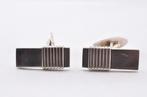 Zonder Minimumprijs - Georg Jensen - Manchetknopen Zilver, Sieraden, Tassen en Uiterlijk, Antieke sieraden