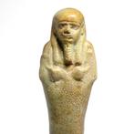 Oude Egypte, late periode Faience Shabti, ex Bonhams