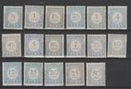 Postzegels Nederland Port 1912 P44-P60 (1021), Postzegels en Munten, Postzegels | Nederland, T/m 1940, Verzenden, Postfris
