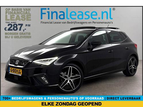 SEAT Ibiza 1.0 TSI FR 116PK Pano Virtual LED Beats €277pm, Auto's, Seat, Lease, Automaat, Overige carrosserieën, Benzine, Zwart