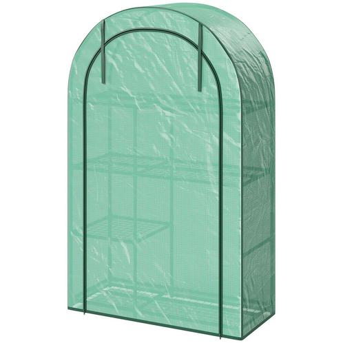 TRUUSK Broeikas Met Ronde Dakdeur, Planken, Winterbestendig, Tuin en Terras, Kassen, Nieuw, Verzenden